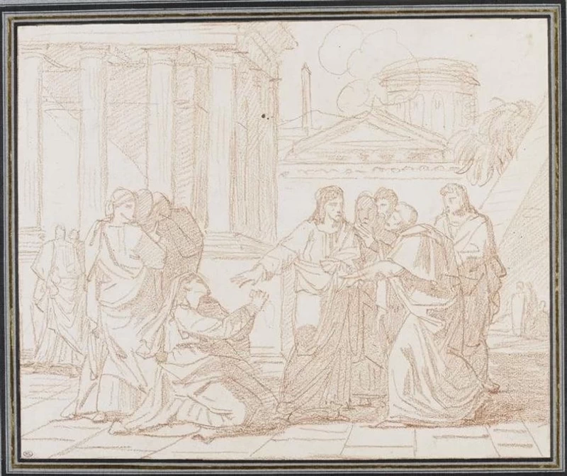 La Cananéenne aux pieds du Christ - Museo del Louvre, Parigi